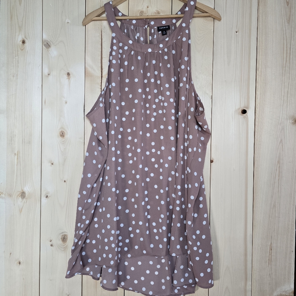 Torrid Georgette High Neck Sleeveless Tank Top Size 4X